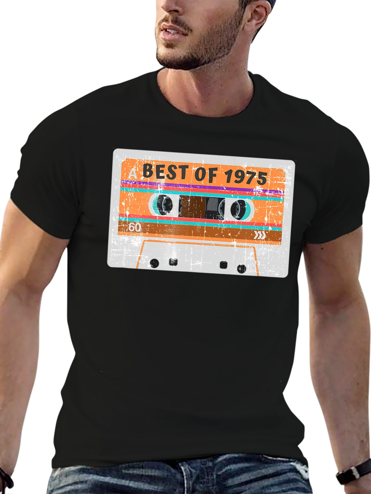 Retro 1975 Cassette Graphic T-Shirt