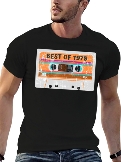 Retro 1975 Cassette Graphic T-Shirt