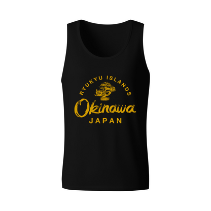 Vintage Okinawa Ryukyu Islands Japan Travel Men Vest