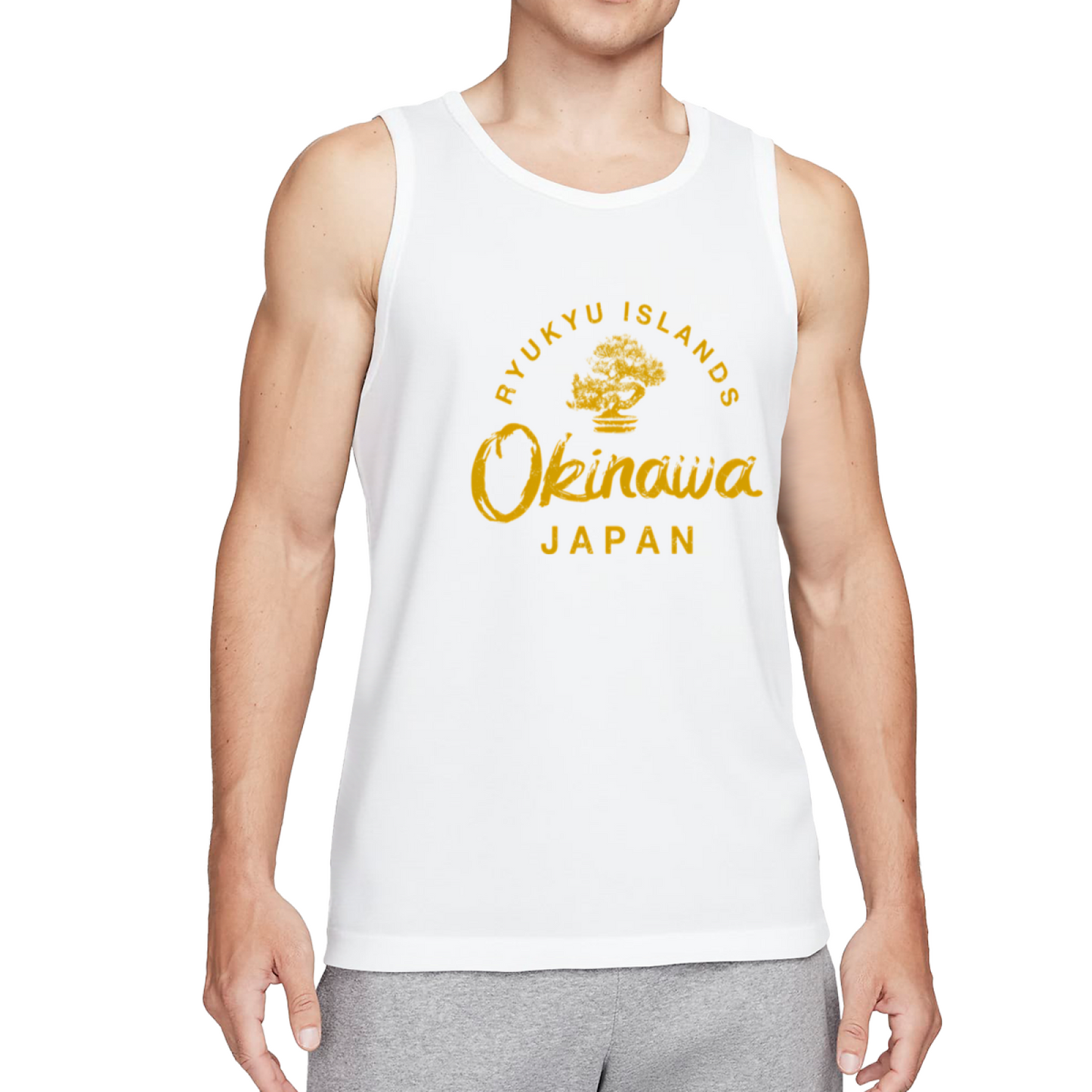 Vintage Okinawa Ryukyu Islands Japan Travel Men Vest