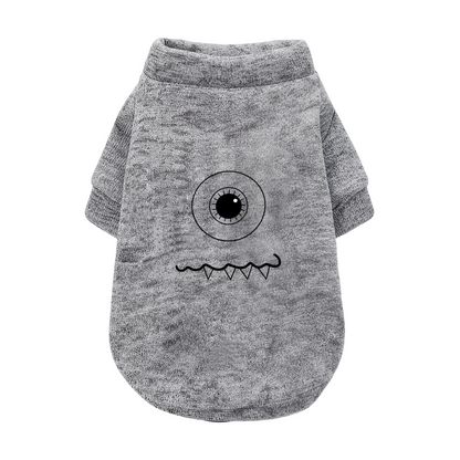 Minimalist Pure Color Versatile Pet Cardigan Sweater
