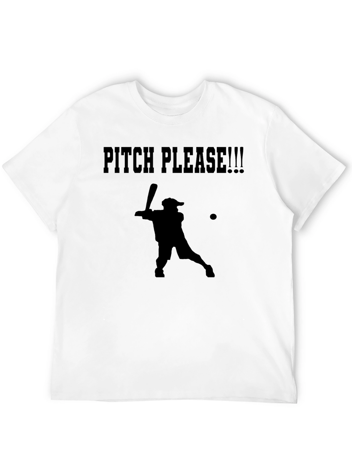 Pitch Please Baseball Graphic T-Shirt