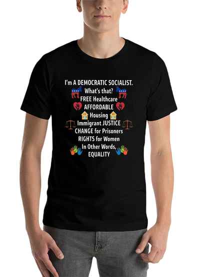 Democratic Socialist T-Shirt Equality and Justice
