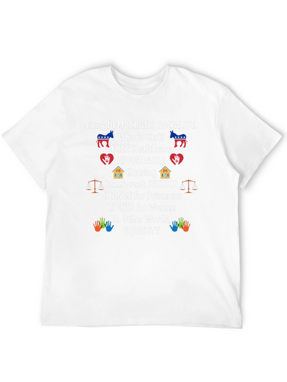 Democratic Socialist T-Shirt Equality and Justice