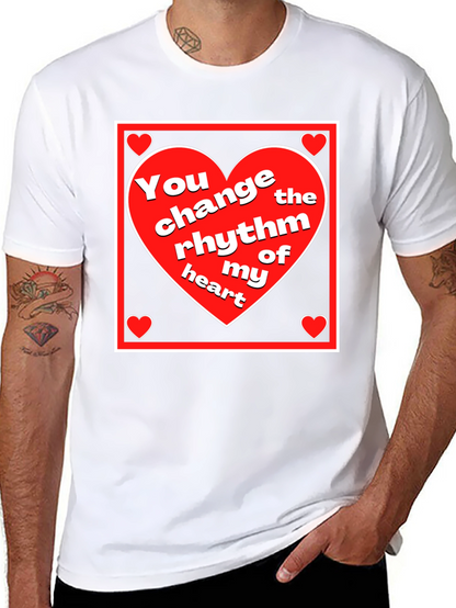 Rhythm of My Heart Graphic Tee - Black