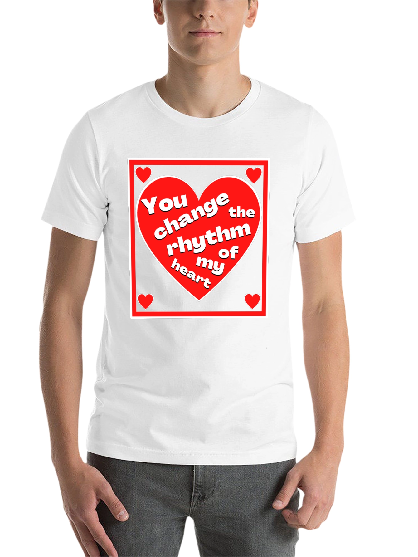 Rhythm of My Heart Graphic Tee - Black