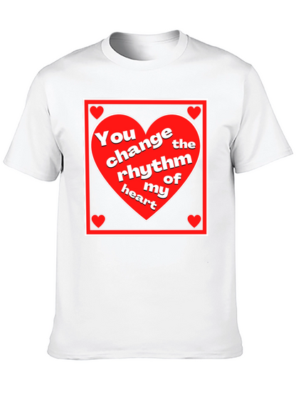 Rhythm of My Heart Graphic Tee - Black