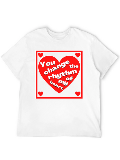 Rhythm of My Heart Graphic Tee - Black