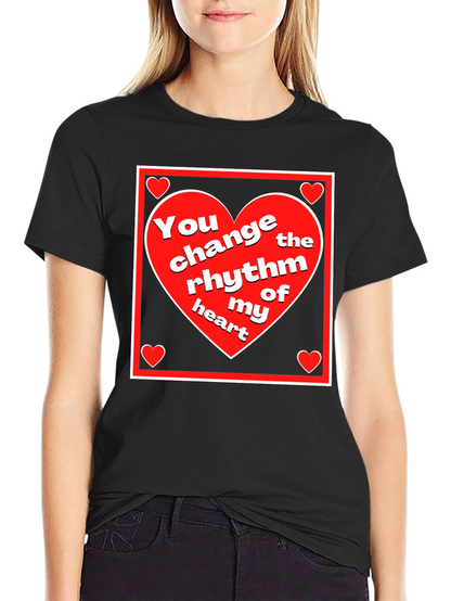 Rhythm of My Heart Graphic Tee - Black