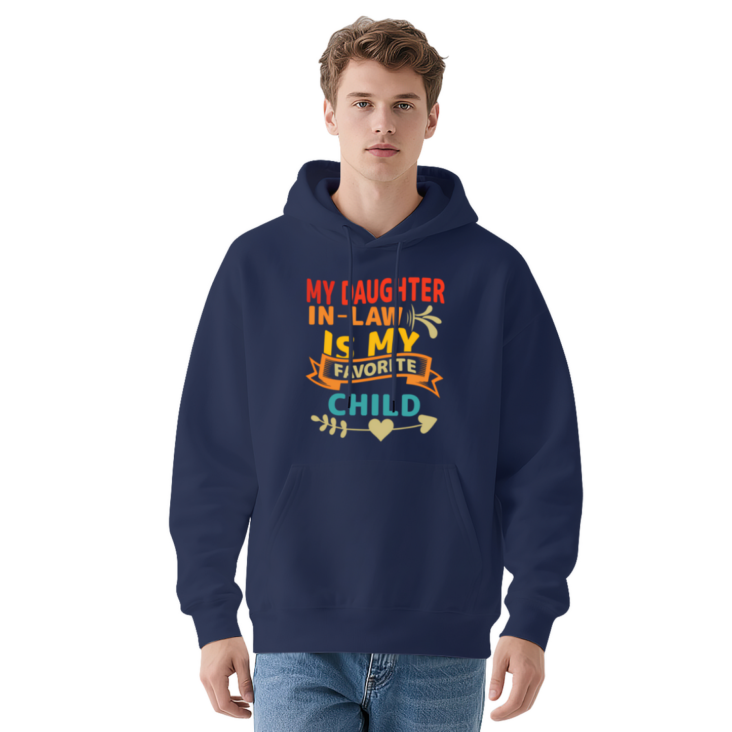 My Daughter In Law Is My Favorite Child Funny Family Red Hoodie, Comfort Daily Wear