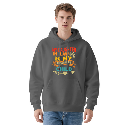 My Daughter In Law Is My Favorite Child Funny Family Red Hoodie, Comfort Daily Wear