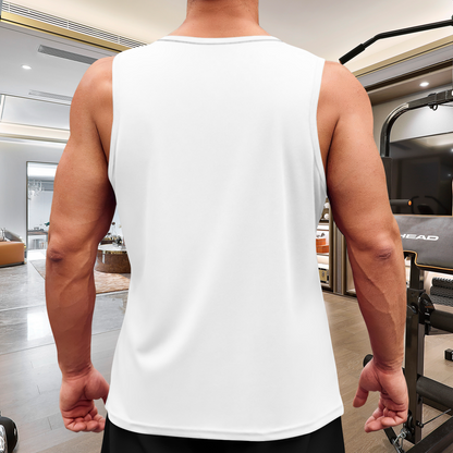 Yin Yang Twin Tigers Sun Moon Vintage Mens Tank Vest