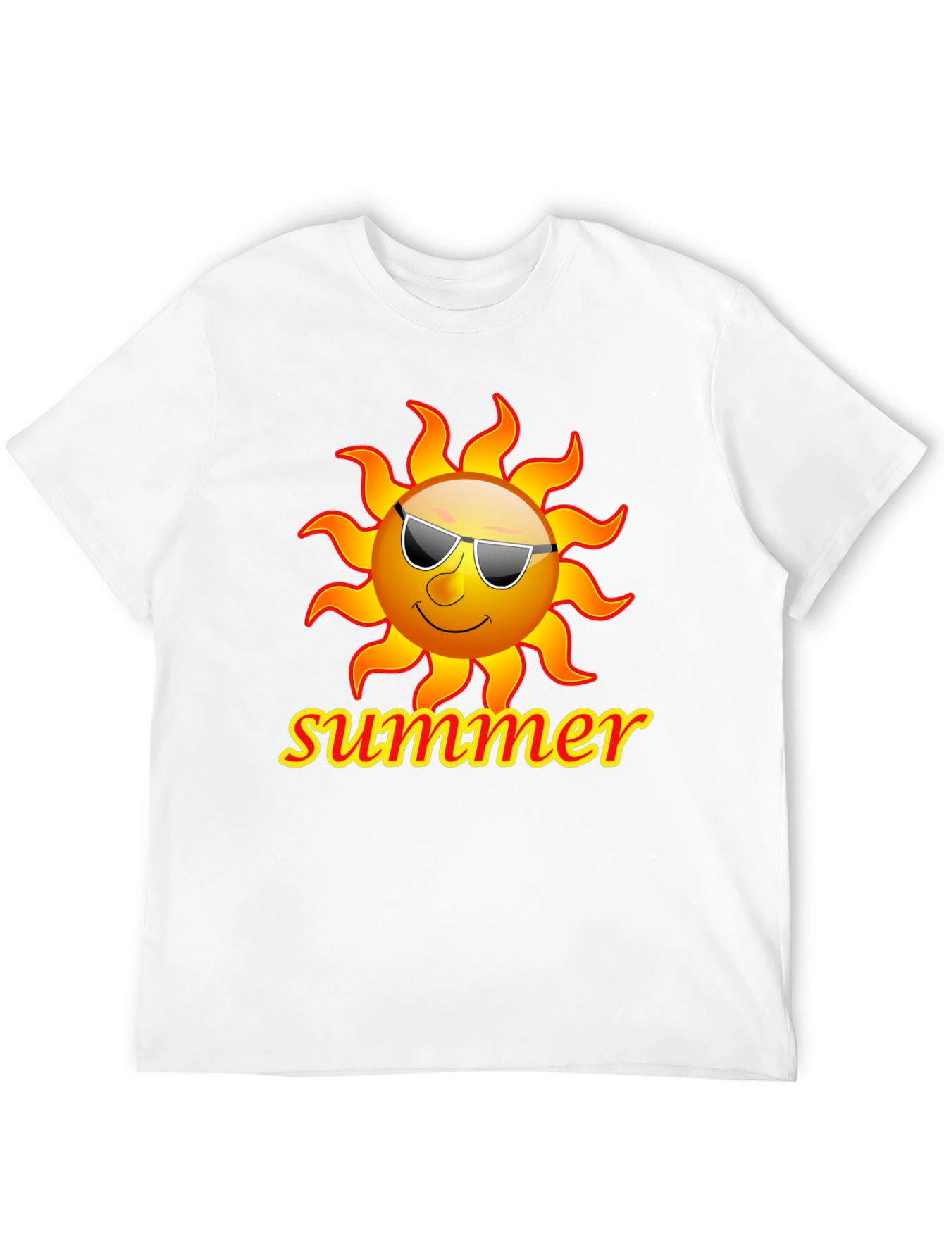 Summer Sun T-Shirt - Black Graphic Tee