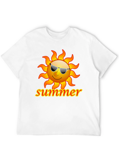 Summer Sun T-Shirt - Black Graphic Tee
