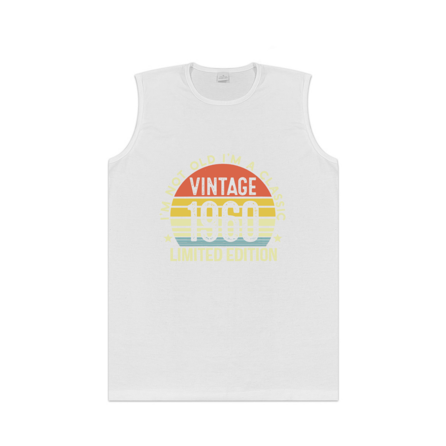 Vintage 1960 Limited Edition Retro Birthday Tank Top