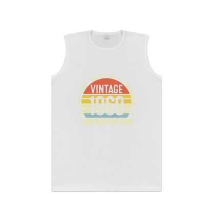 Vintage 1960 Limited Edition Retro Birthday Tank Top
