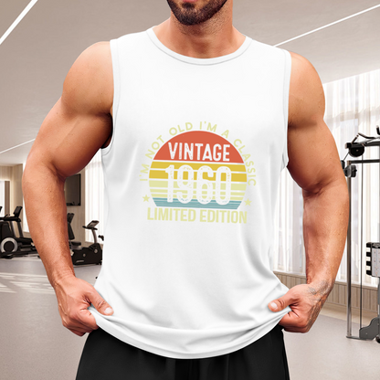 Vintage 1960 Limited Edition Retro Birthday Tank Top