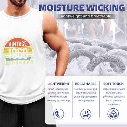 Vintage 1960 Limited Edition Retro Birthday Tank Top