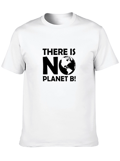 Eco-Friendly No Planet B Graphic Tee - Black