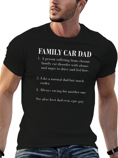 Family Car Dad Graphic Novelty T-Shirt