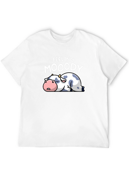 Feeling Moody Cow Graphic T-Shirt