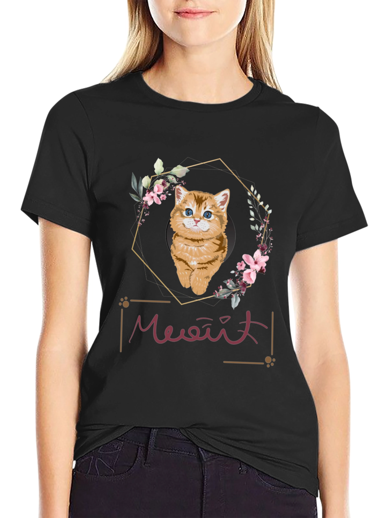 Cute Cat Graphic Tee