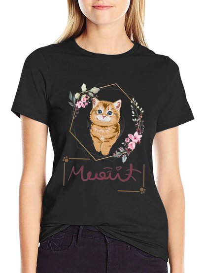 Cute Cat Graphic Tee