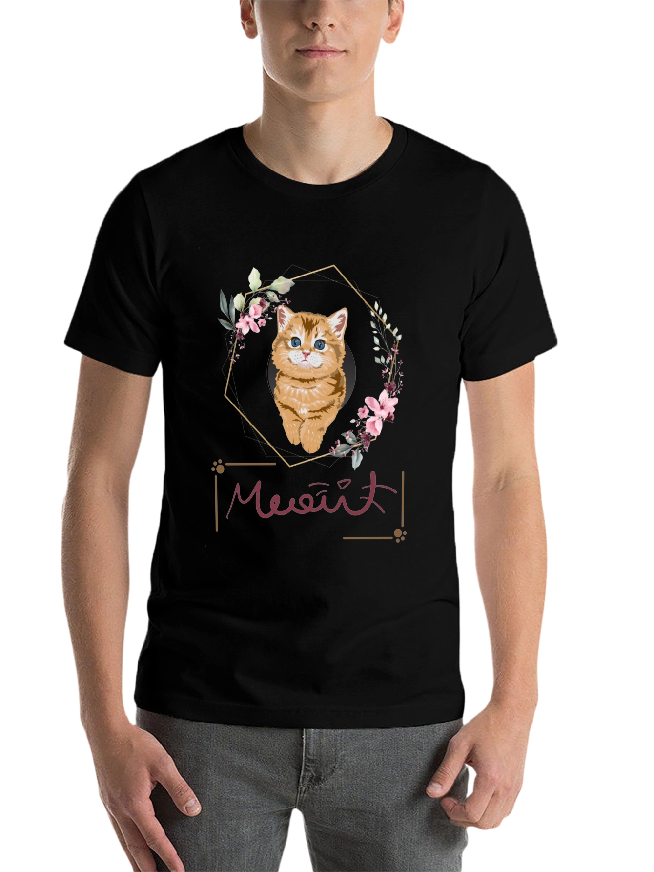 Cute Cat Graphic Tee