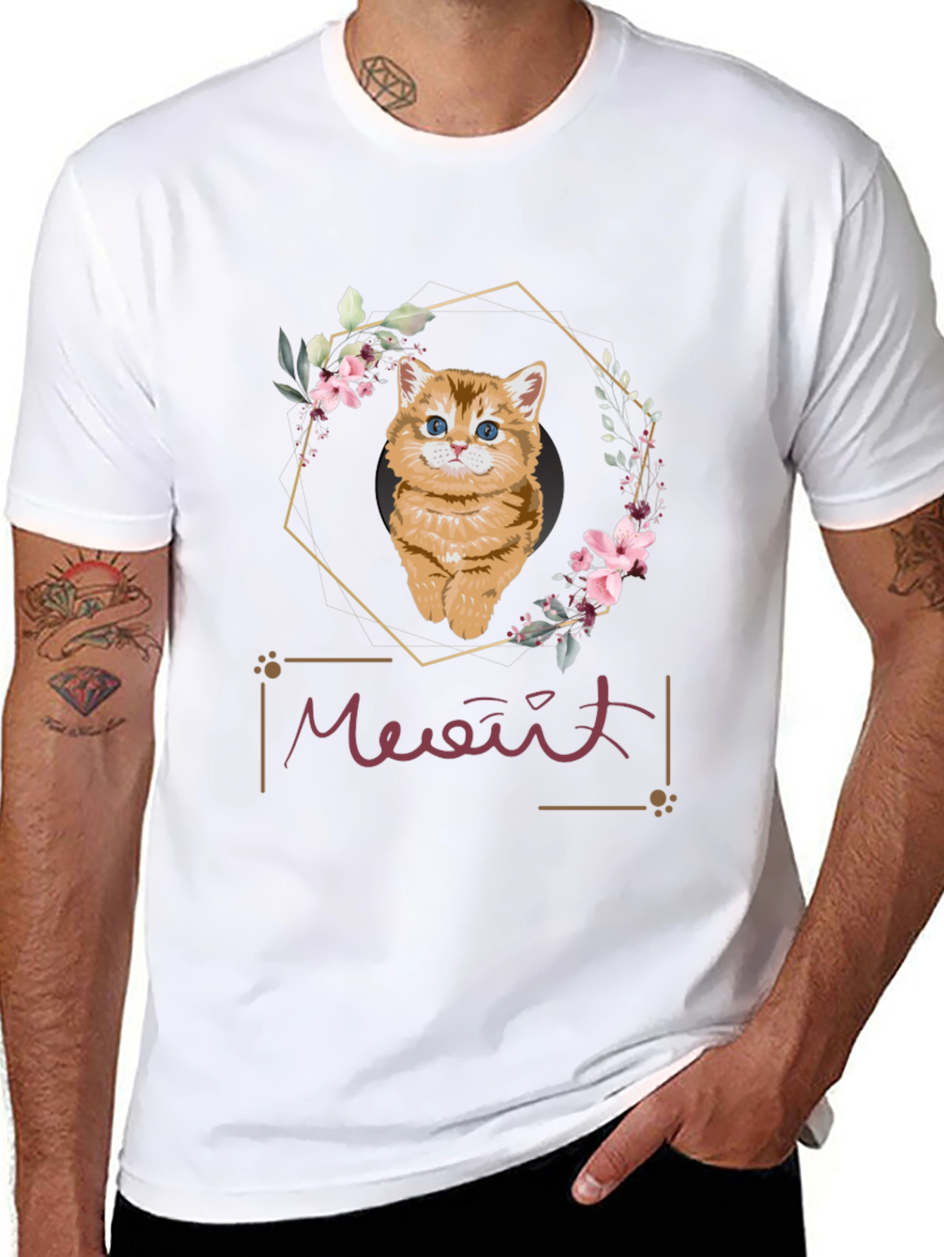 Cute Cat Graphic Tee