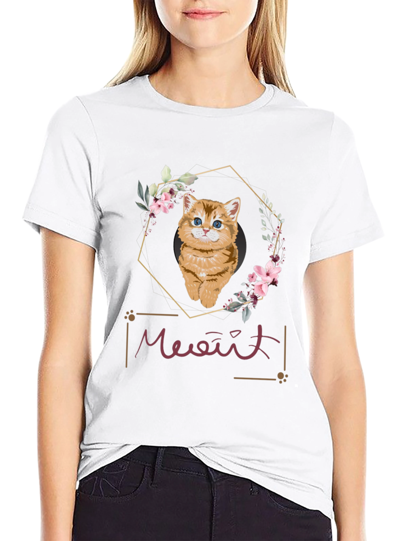 Cute Cat Graphic Tee