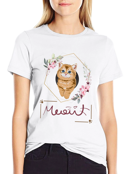 Cute Cat Graphic Tee
