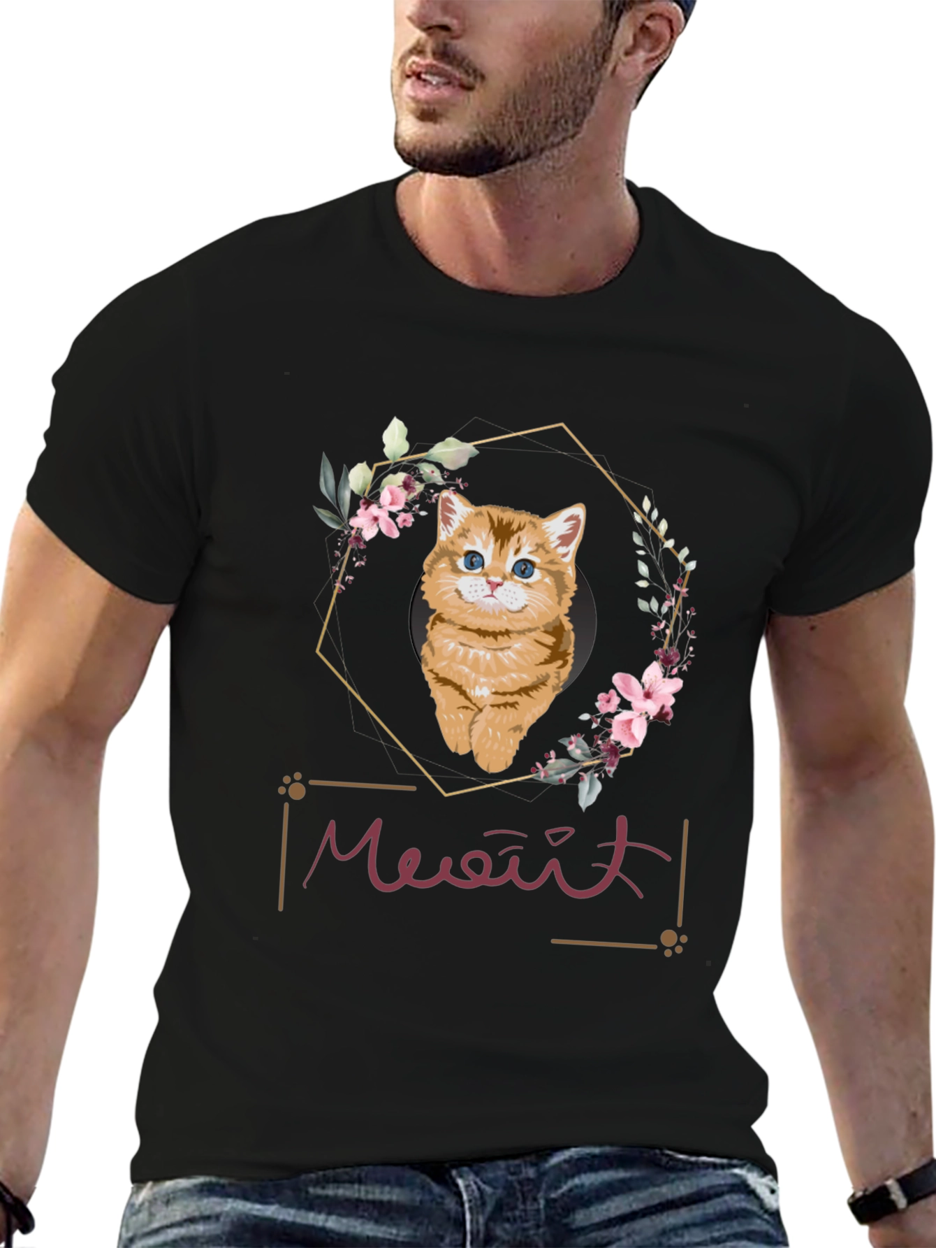 Cute Cat Graphic Tee