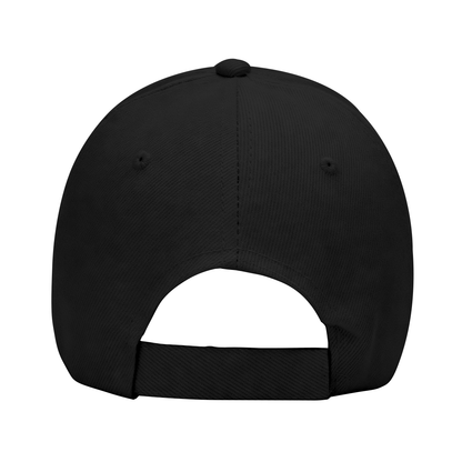 Minimalist Hand Drawn Cat Silhouette Black Sandwich Baseball Cap Cute Pet Hat