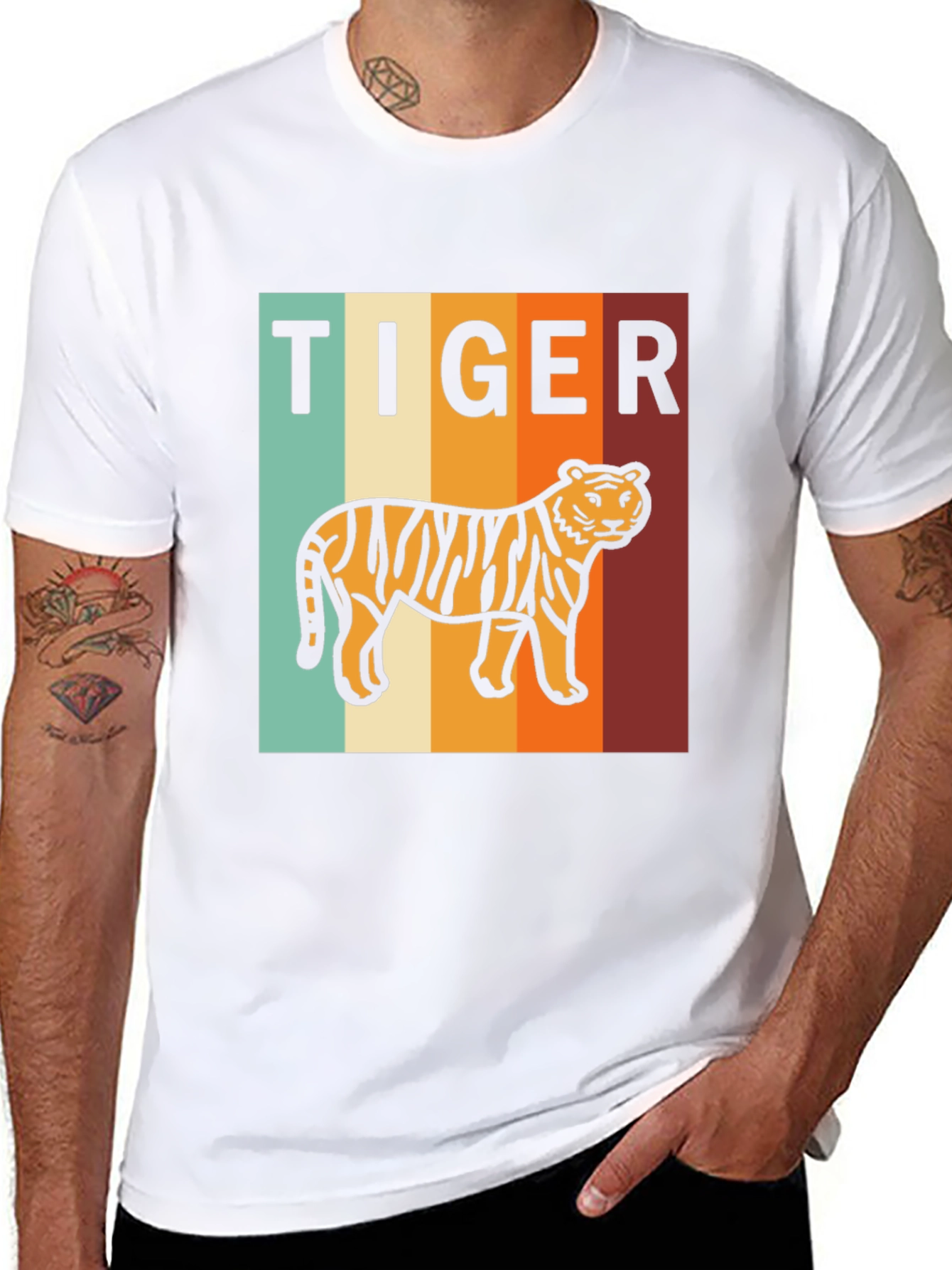 Retro Tiger Graphic Tee
