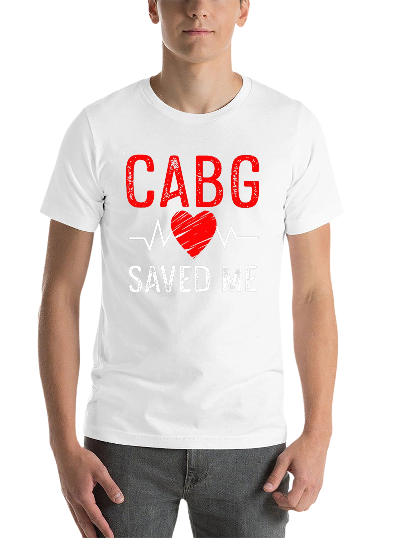 CABG Saved Me T-Shirt: Heart Surgery Recovery Tee