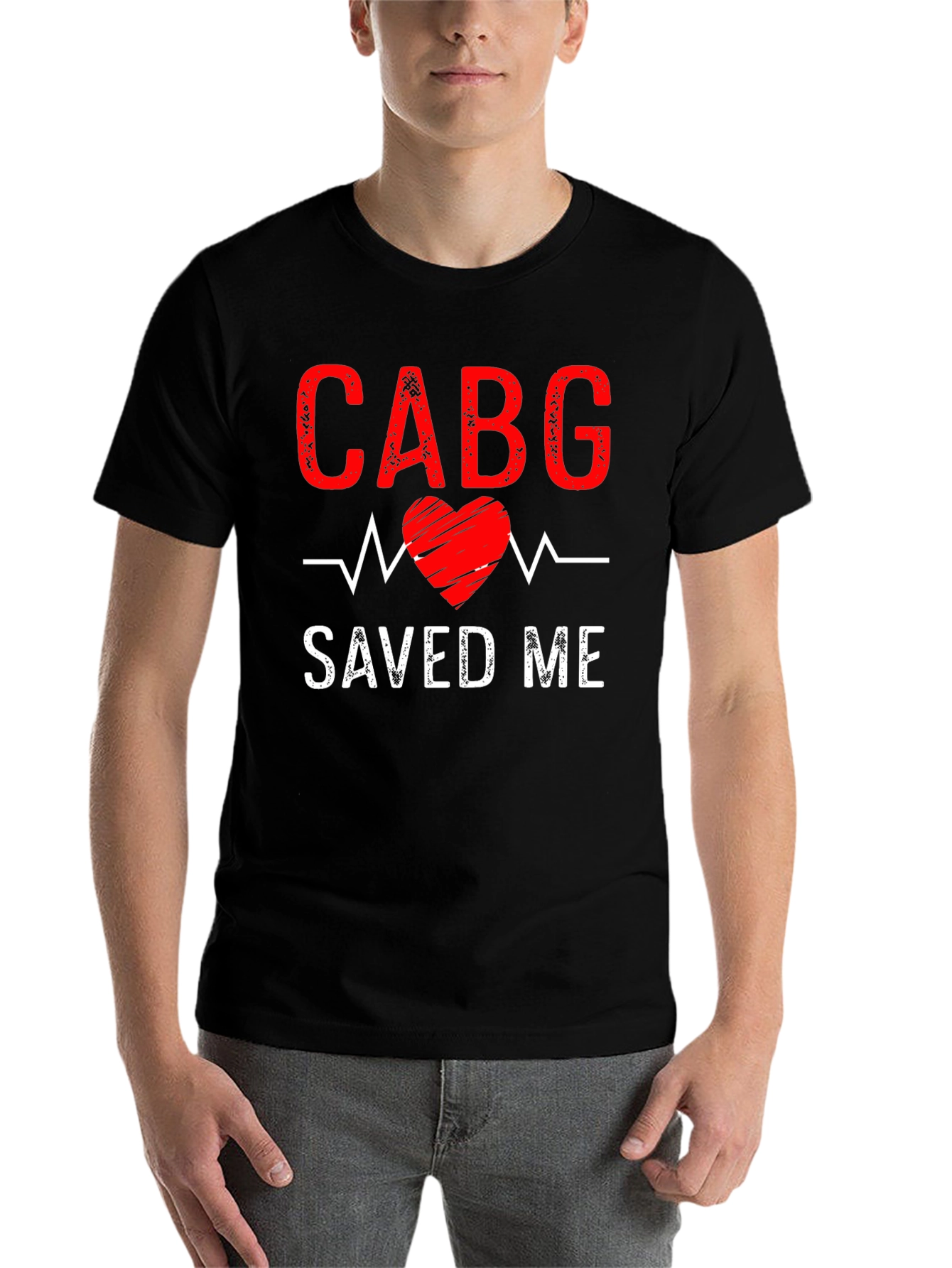 CABG Saved Me T-Shirt: Heart Surgery Recovery Tee
