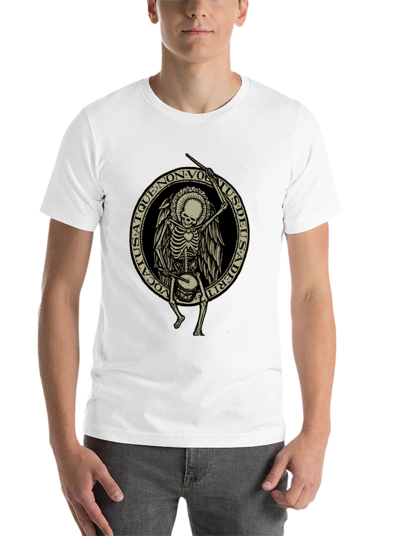 Skeleton Drummer Graphic Tee