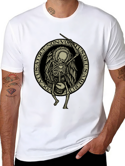 Skeleton Drummer Graphic Tee