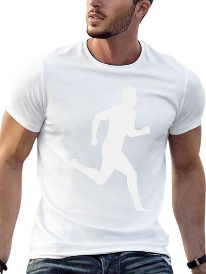 Runner Graphic Black T-Shirt - Athletic Style