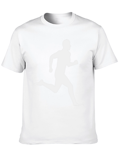 Runner Graphic Black T-Shirt - Athletic Style