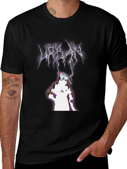 Urban Graphic Print Tee - Black