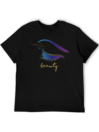 Beauty Eye Graphic T-Shirt - Stylish Mens Tee