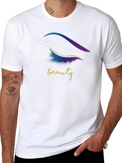 Beauty Eye Graphic T-Shirt - Stylish Mens Tee