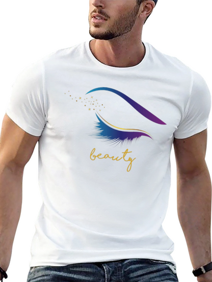 Beauty Eye Graphic T-Shirt - Stylish Mens Tee