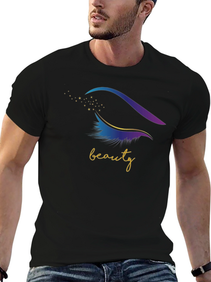 Beauty Eye Graphic T-Shirt - Stylish Mens Tee