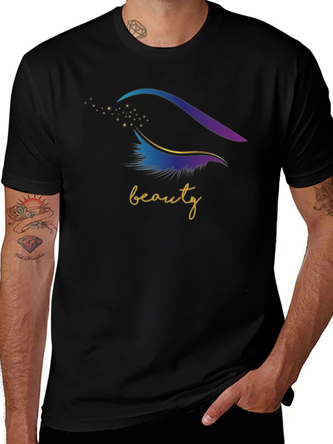 Beauty Eye Graphic T-Shirt - Stylish Mens Tee