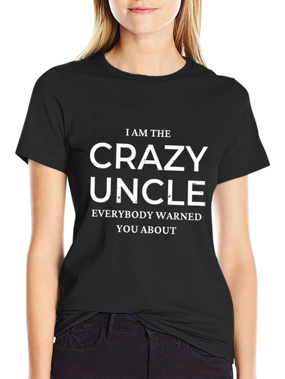 Crazy Uncle Graphic Tee - Black