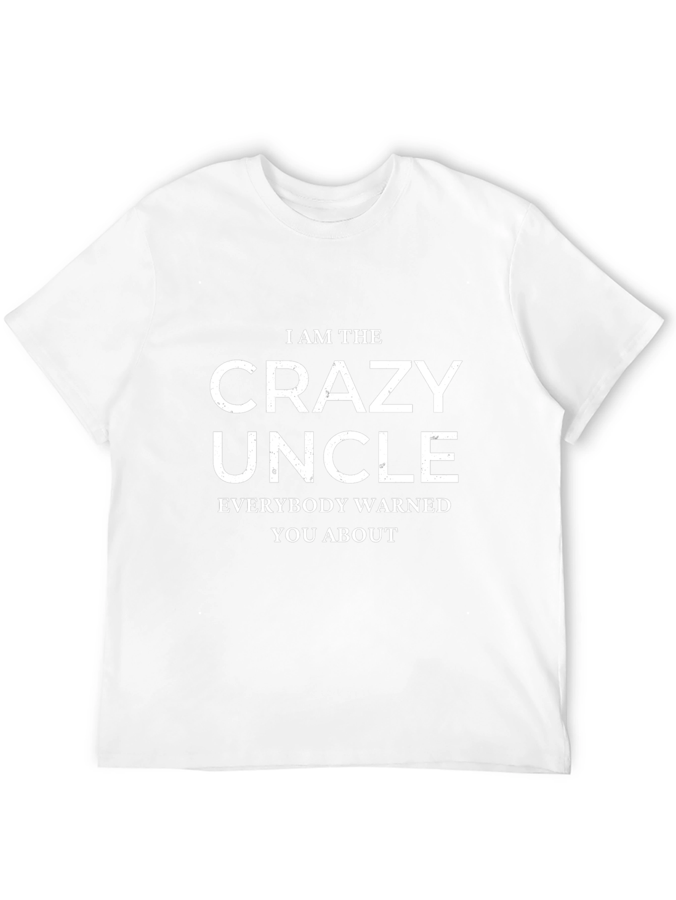 Crazy Uncle Graphic Tee - Black