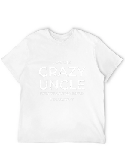 Crazy Uncle Graphic Tee - Black