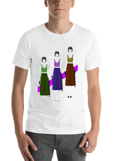 Unique Graphic T-Shirt - Fashion Illustration
